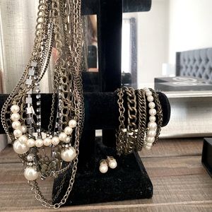 DEAL!!! - Jewellery Set- 2 necklaces, bracelet, Kate Spade Earrings